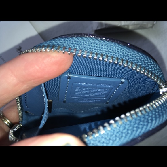 SOLDⓂ️ Coach Pac-Man Inky Ghost Coin Case - Picture 3 of 7